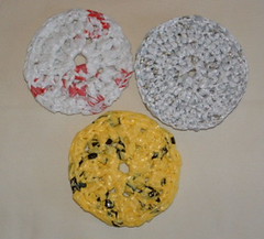 Round Plastic Scrubbies