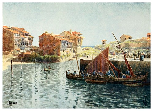18-Puerto de LLanes-Northern Spain painted and described-1906- Edgar Thomas Ainger
