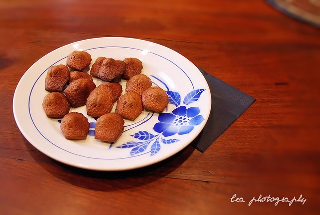 mini madeleines au nutella