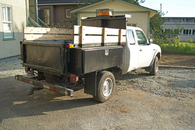 ford 30 del truck ranger 4x4 box gardening landscaping cab dump boxes extended tool litre v6 hoist