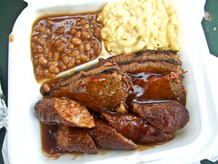 Miles Off the Hook Bar-B-Que - 2 meat plate