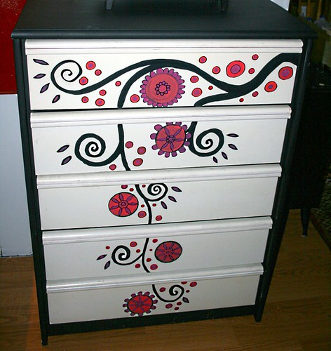 Five Drawer Dresser by Rick Cheadle Art and Designs