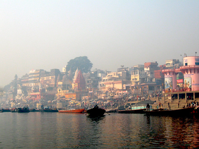 Morning Mist on the ghats of Varanasi