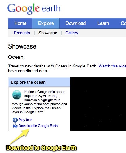 Google Earth: Ocean