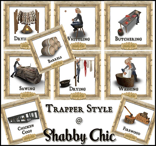 Shabby Chic Trapper Style Items by Shabby Chics