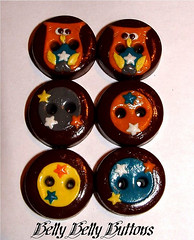Custom Buttons from Belly Belly Buttons