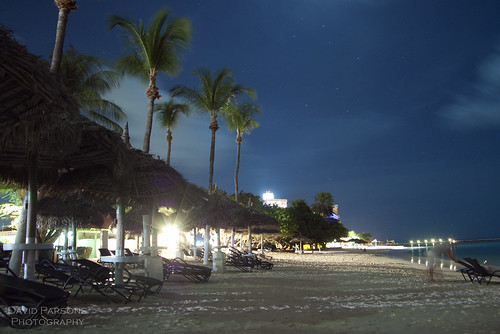 Palm Beach at Night