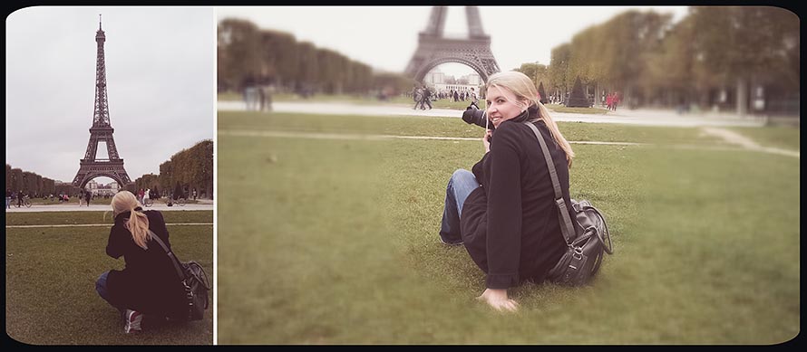 Ashley and the Eiffel Tower