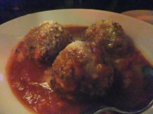 Meatballs with Pine Nuts and Raisins, Frankies 570