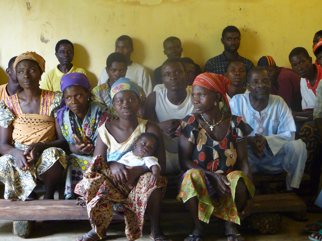 Visite d'un groupement de petits producteurs de café cacao Kougnhou Togo