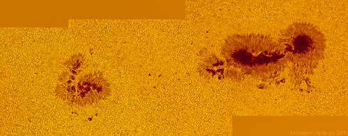 Sunspots mosaic 1302 - 280911 - 12-04-44 by Mick Hyde