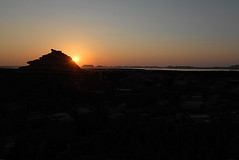 Sunset over Siwa, Egypt