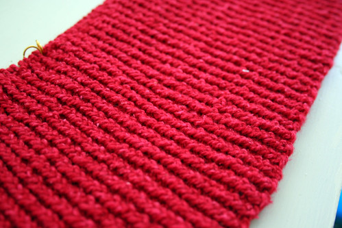 Audrey in Unst: ribbing done