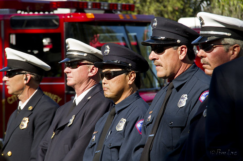 9-11 10th Anniversary Downey firefighters