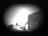 Jedediah Gainer, Dominating Wall, Black and White Pinhole Photograph, Atacama Desert, Chile