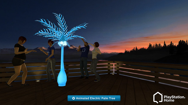 Community Reward: Animated Electric Palm Tree