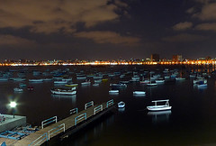 Alexandria Harbour at Night
