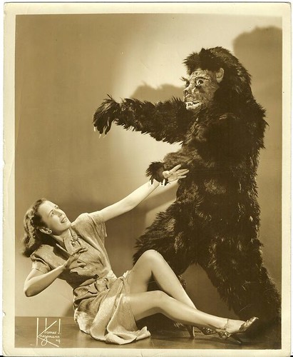 Bill Neff's Madhouse of Mystery - gorilla and girl