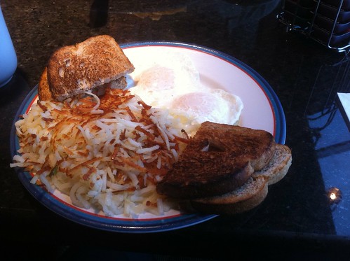 Two Eggs, Toast, Hash Browns by raise my voice