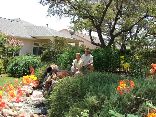 My mom and dad: gardeners of the month