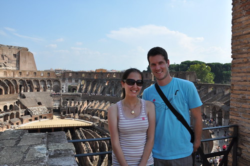 Liz and Rob in Rome