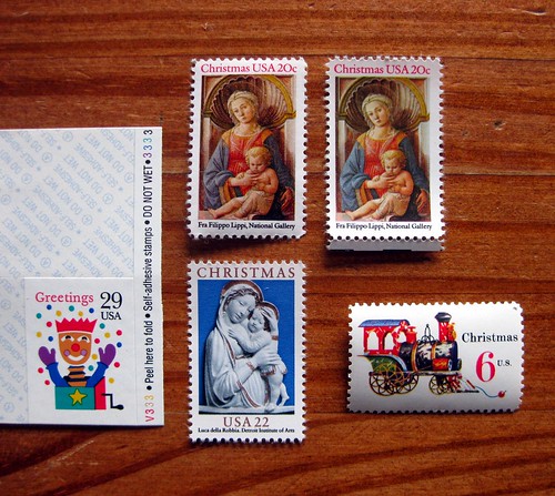 Vintage Christmas stamp lot 1