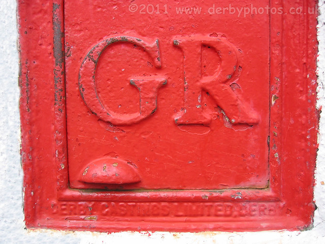 GR Wall Box on Western Road, Mickleover, Derby