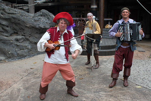 Pirate band in Adventureland