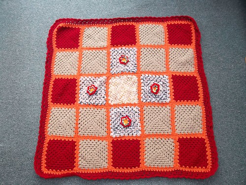 Ladies over on MSE sent these Squares to Chalky75 who very kindly made the Blanket and donated to SIBOL! Wow!