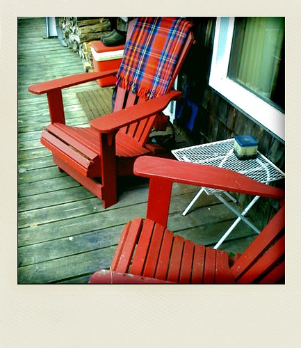 red chairs are happy