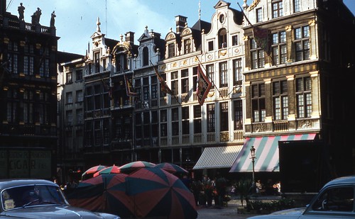 City Hall Square Houses of Guilds Brussels