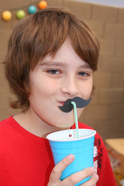 Mustache drinking straws {brighton}