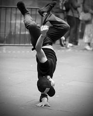 breakdance #2 (backroom.angel) Tags: street mono scotland blackwhite edinburgh tiger breakdance