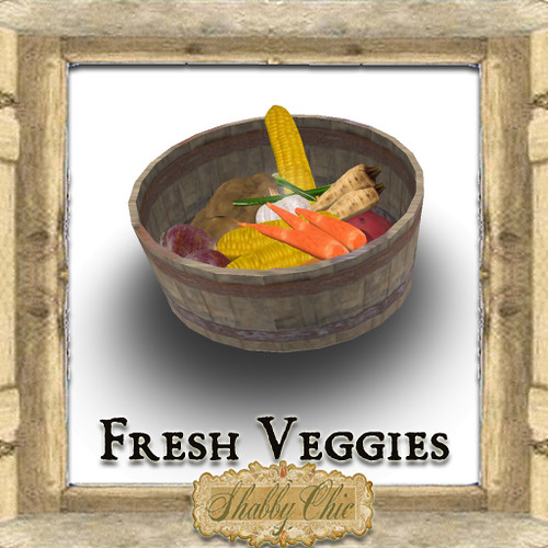 Shabby Chic Fresh Veggies by Shabby Chics