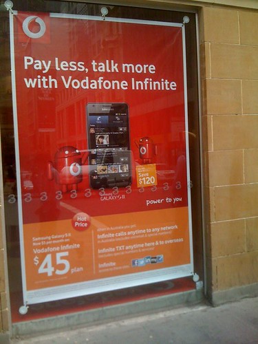 Pay less, Talk more, but don't try to use the Internet in the CBD @Vodafone_au