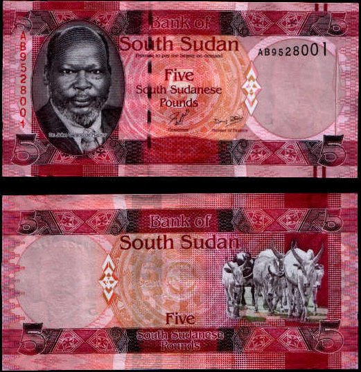 5 Juhosudánskych Libier, Južný Sudán 2011