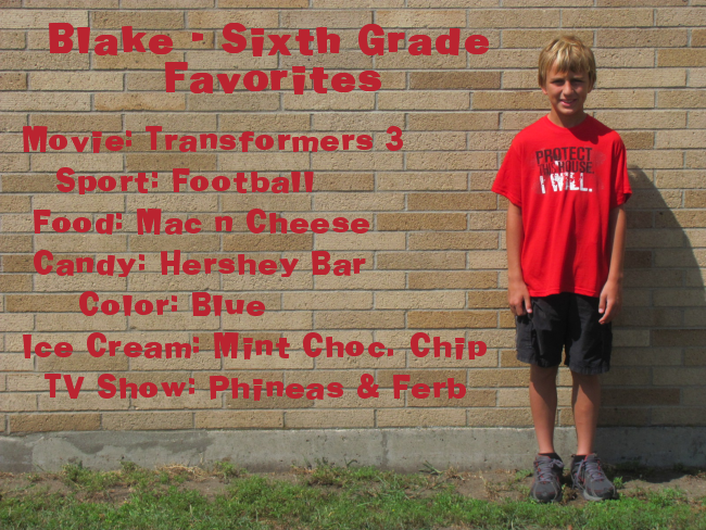 Blake  - 6th Grade