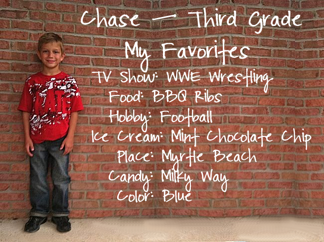 Chase - 3rd Grade