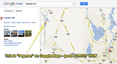 Pegman in Google Maps