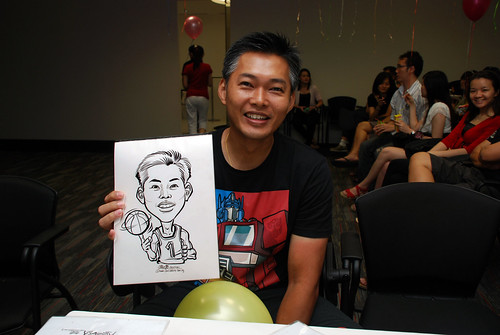 caricature live sketching for iFast Financial Pte Ltd - 10