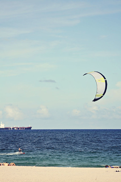 Fort Lauderdale beach kitesurfer 11