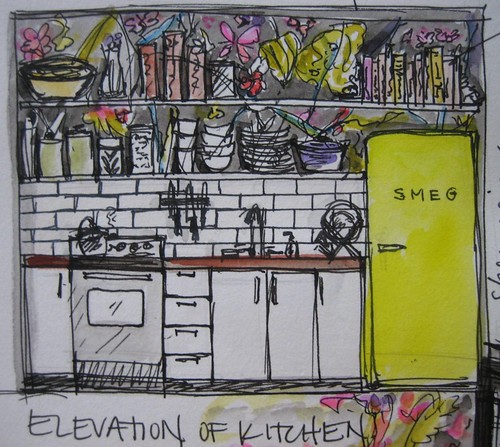 Elevation of Kitchen: Molly Albers