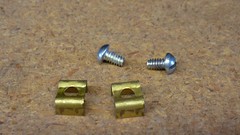 Cissell X22 terminal clips set/2 w/ screws