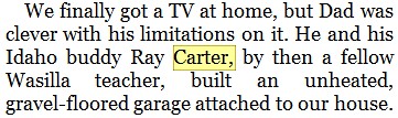 CARTER - Going Rogue excerpt