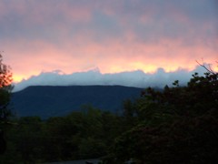sunset,mountain,evening,tennessee