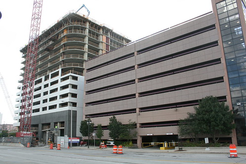 The Moderne and the 4th Street Parking Garage