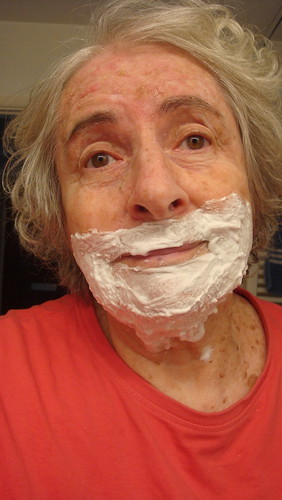Shaving at 77 - that is life by Julie70