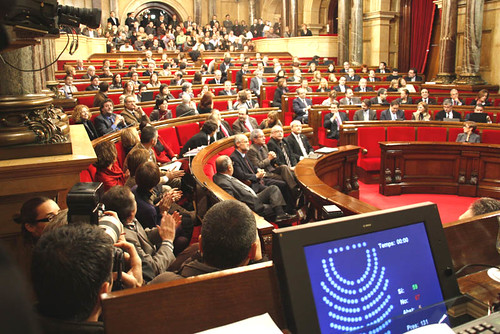  el parlamento de cataluña  