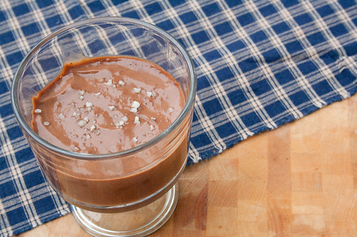Double Chocolate Pudding with Sea Salt