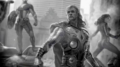 Chris Hemsworth Thor The Avengers Concept Art